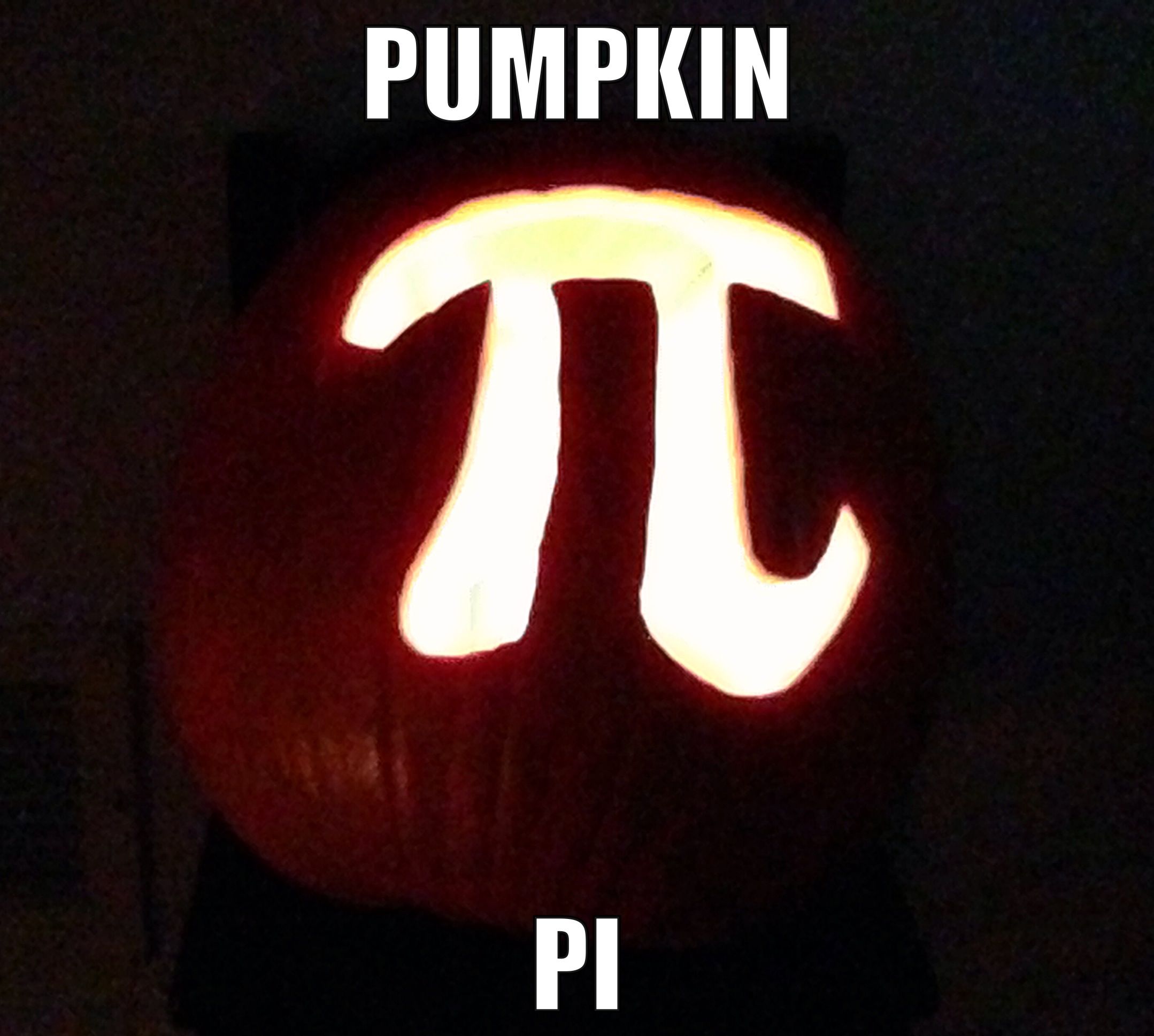 Pumpkin "Pi" Jack "o" Lantern