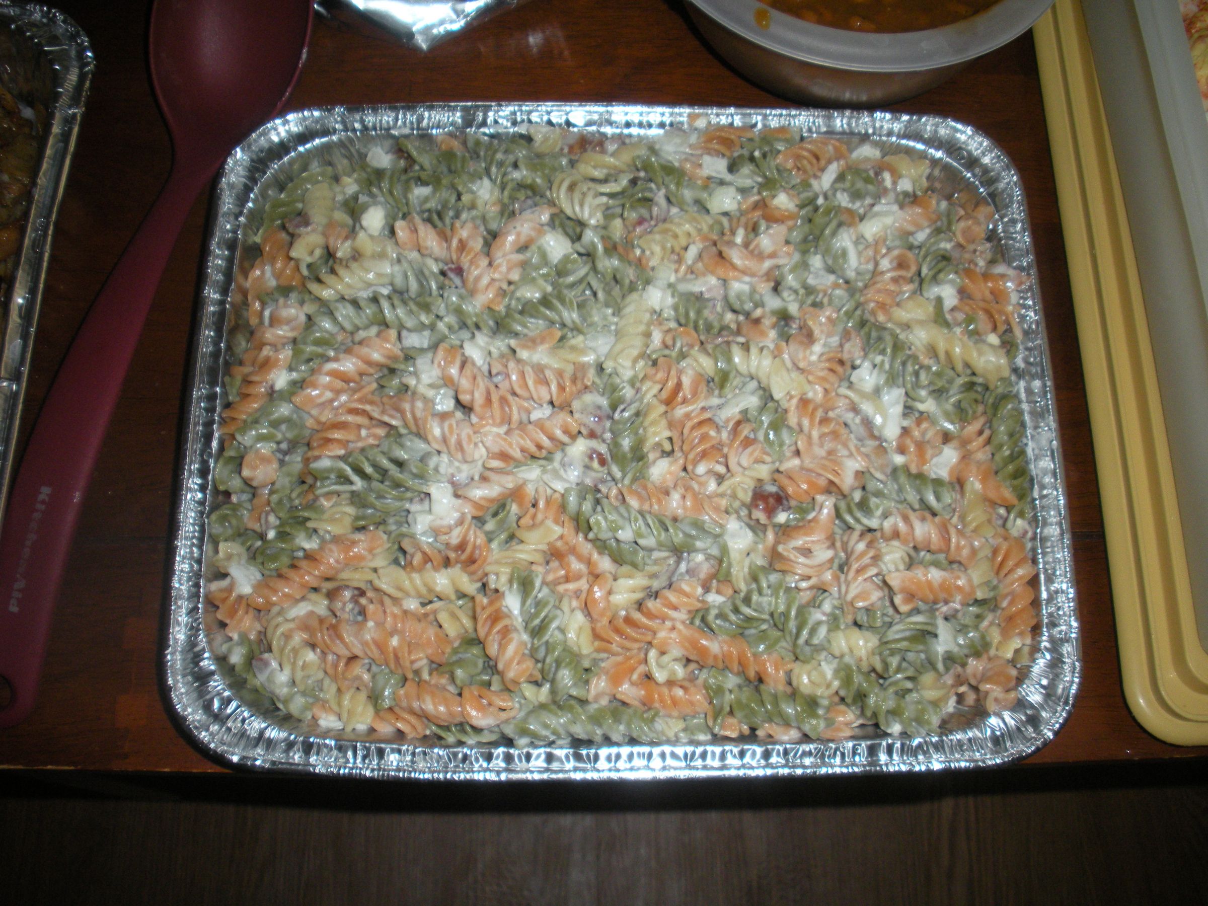 Bacon/bluecheese Macaroni Salad a BBQ Side Dish