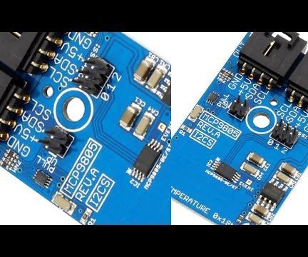 Raspberry Pi MCP9805 Temperature Sensor Python Tutorial