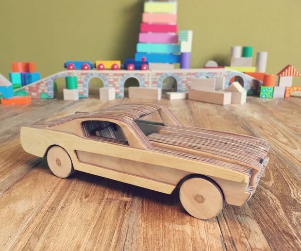 Wooden Toy Car Ford Mustang : 8 Steps - Instructables wooden-toy-car-ford-mustang-8-steps-instructables