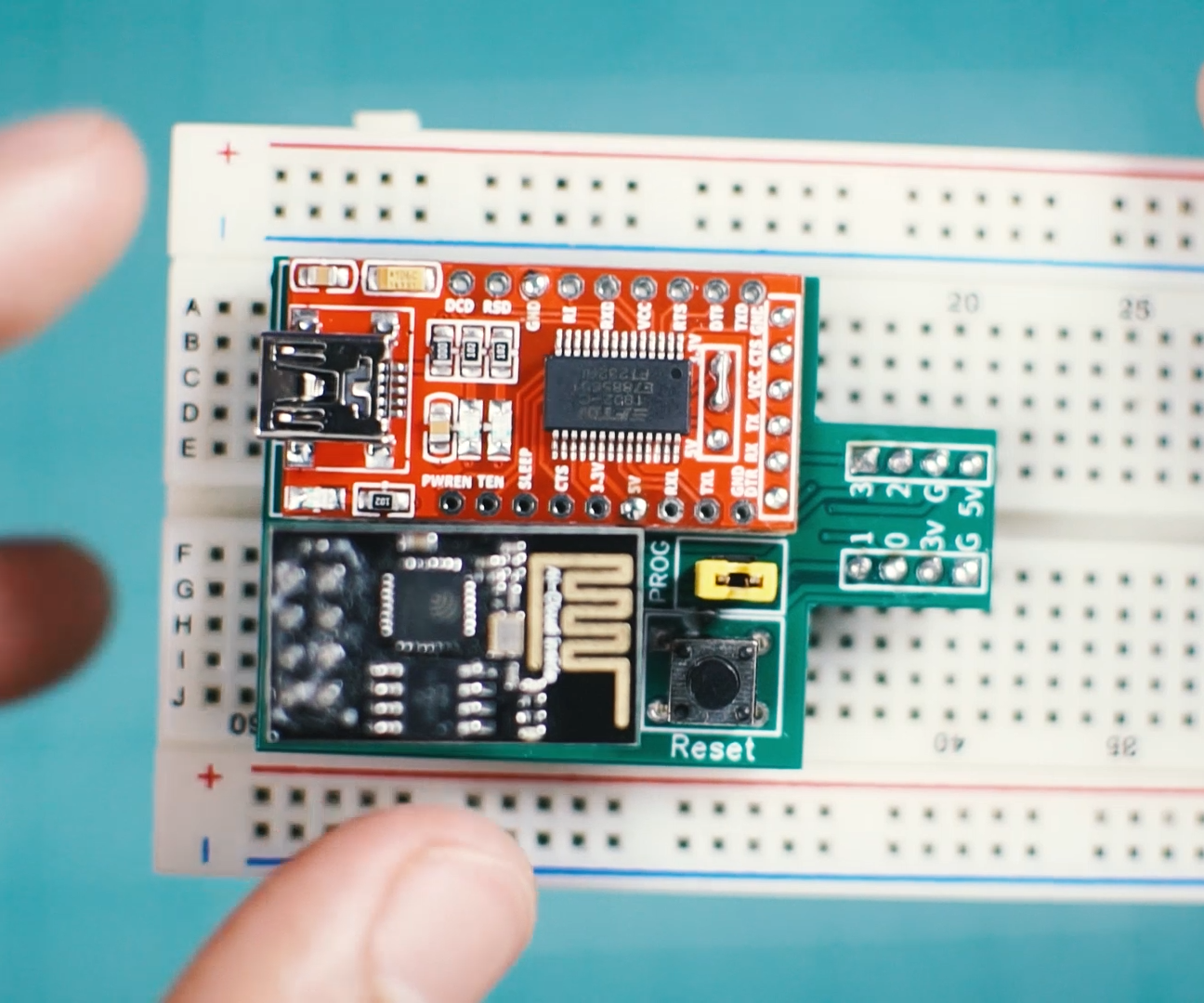 ESP8266 Programmer and Tester Shield (My Own Dev Board)