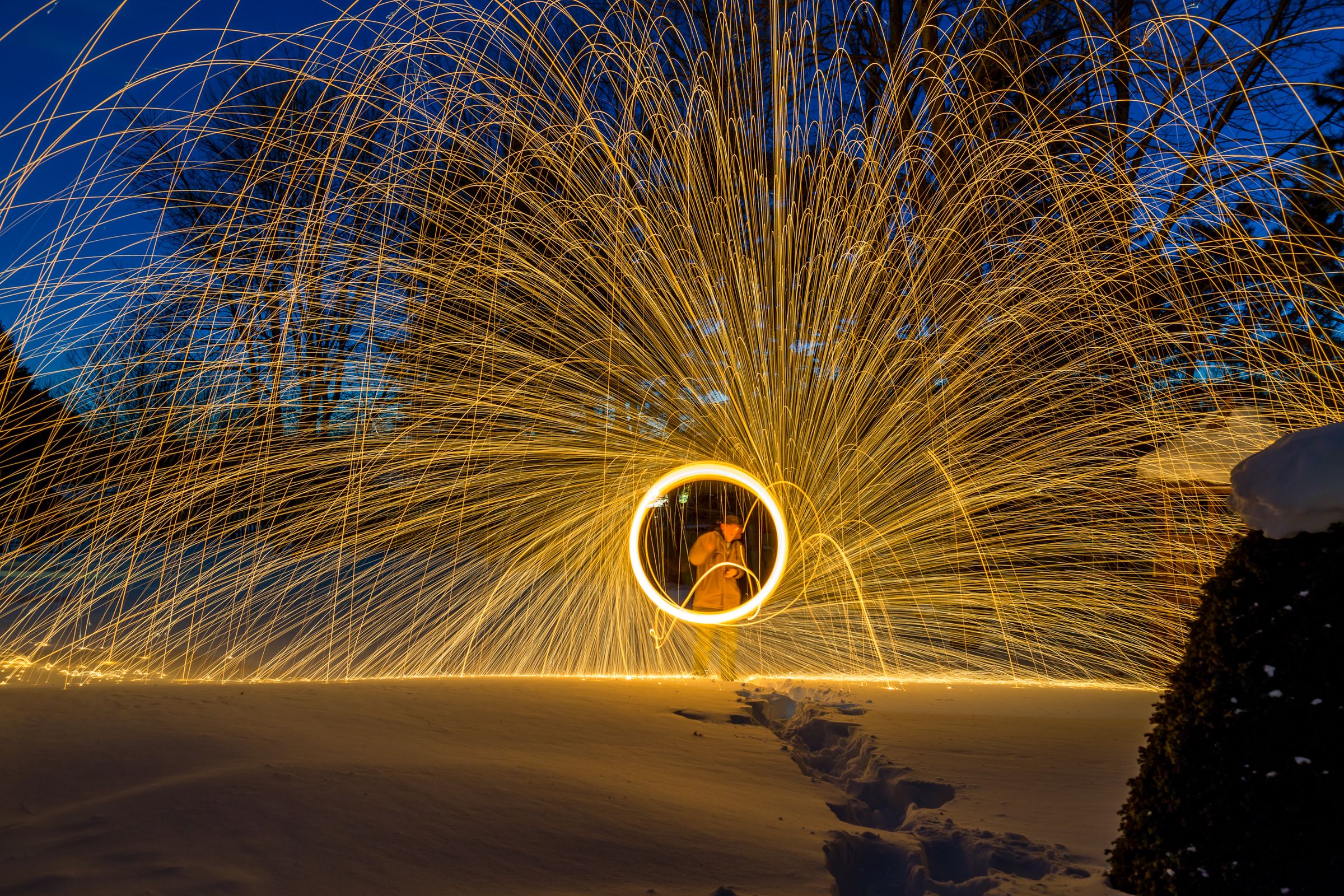 How to Create and Photograph Spiral Sparks
