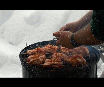 Bacon Wrapped Smoked Chicken