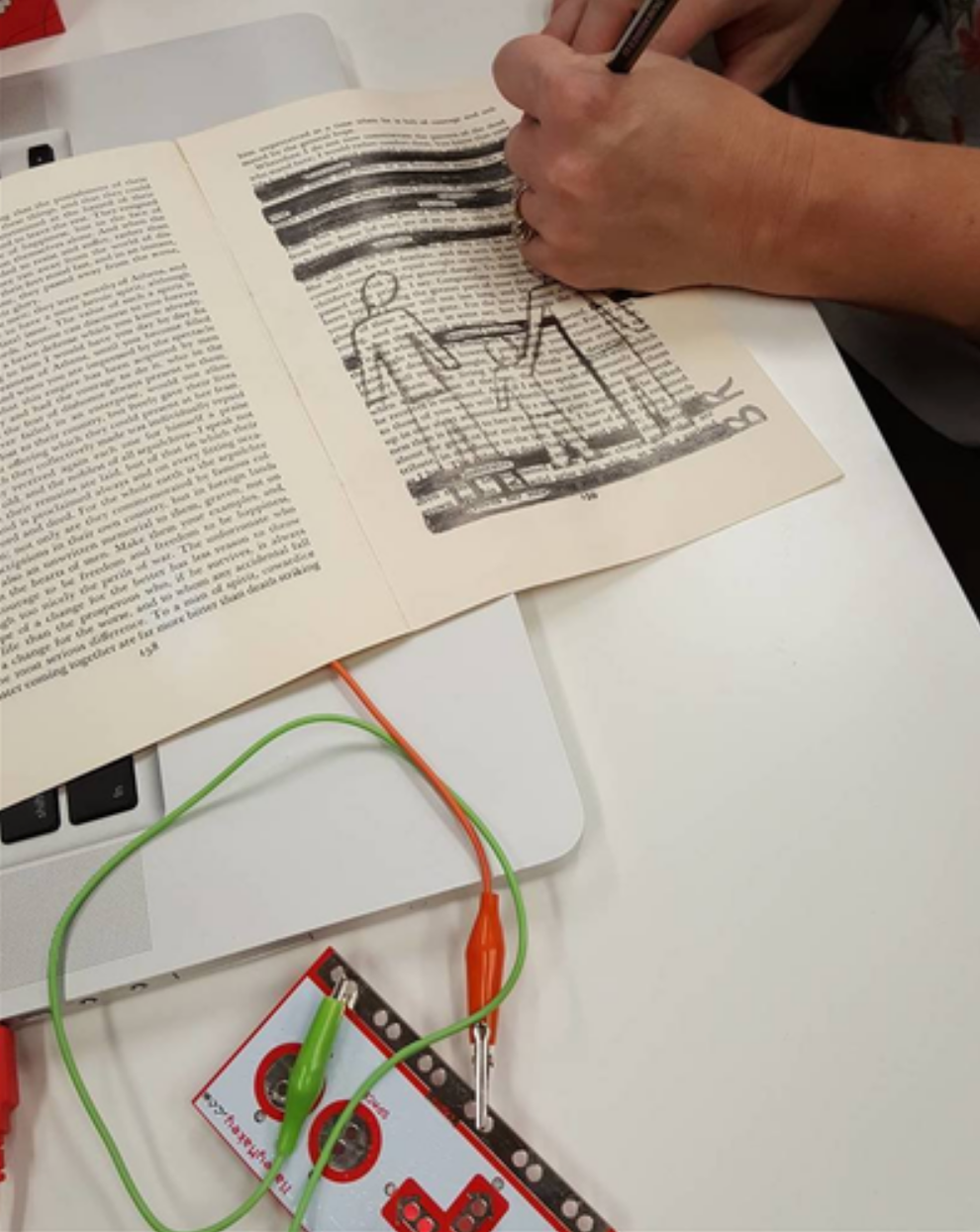 Blackout Poetry With Makey Makey and Scratch