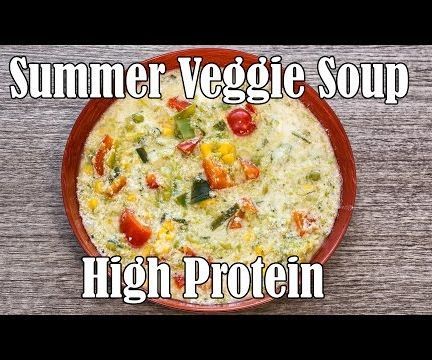 High Protein Vegetarian Soup - Cheap & Easy 