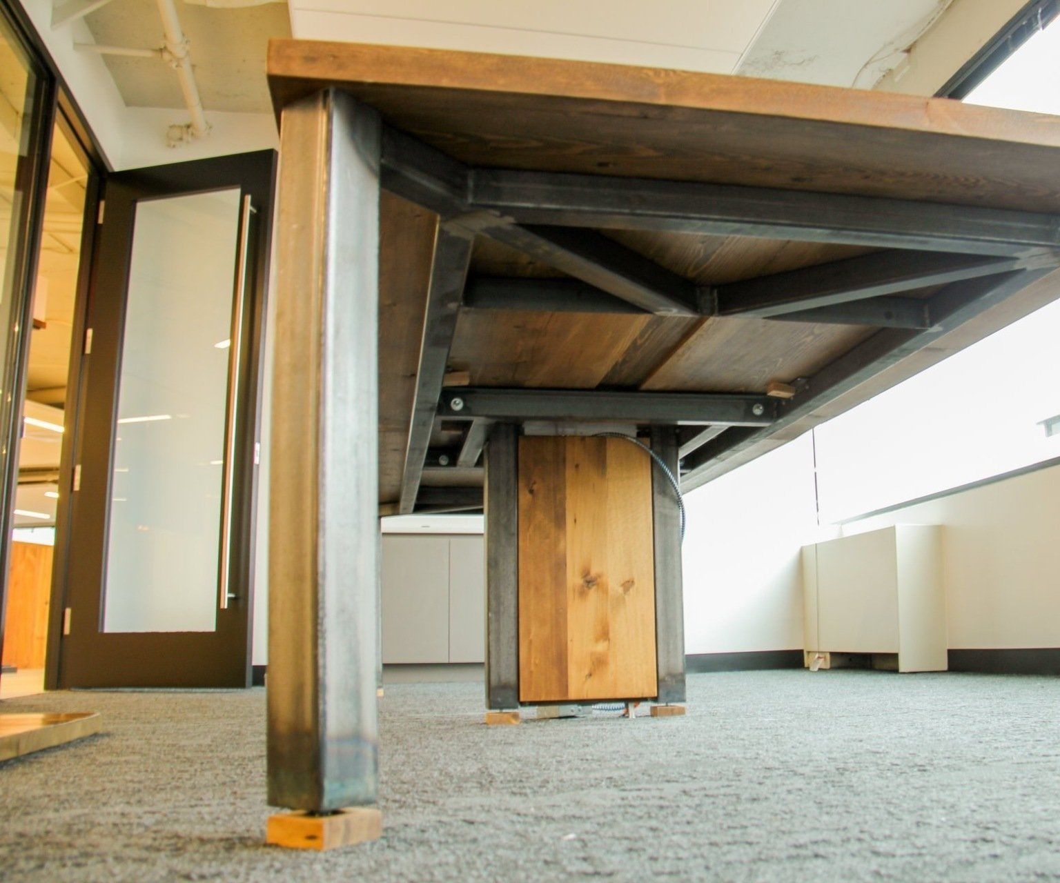 Oversized Conference Table? 18' 3 Piece Steel Frame