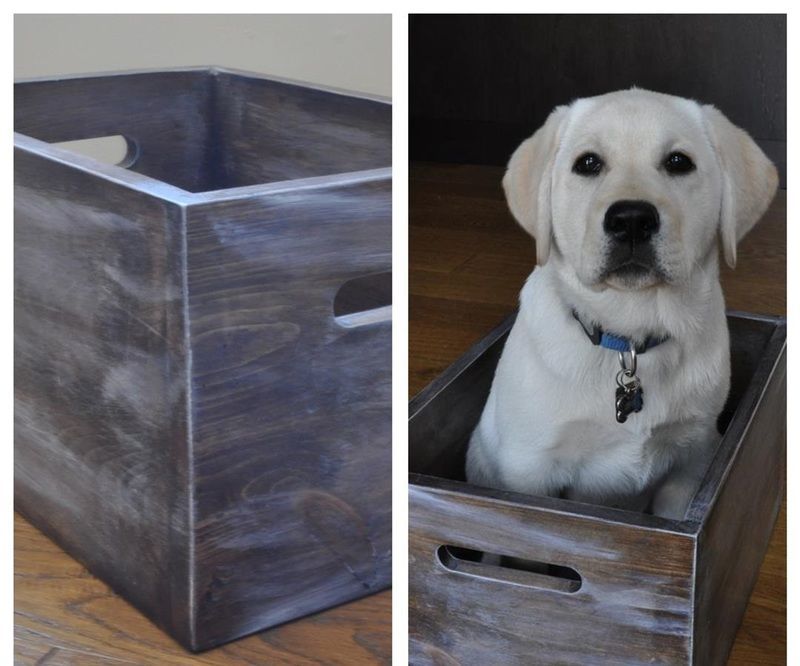 Rustic Whitewash Box 