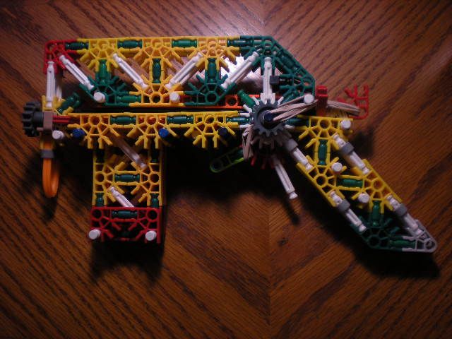 Knex Gun: Gear Series #1-GGLP (Gear Grenade Launcher and Pistol)