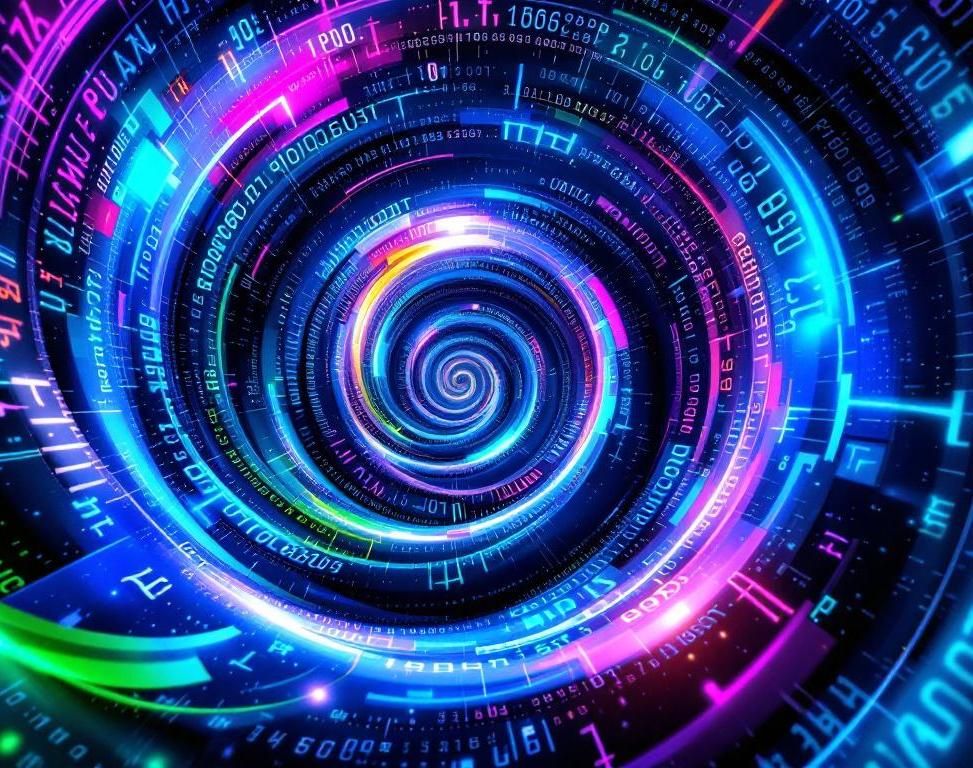 Interactive Visualization of Pi Digits-3D Spiral and Frequency Analysis