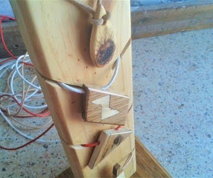 Wooden Jewelry Display