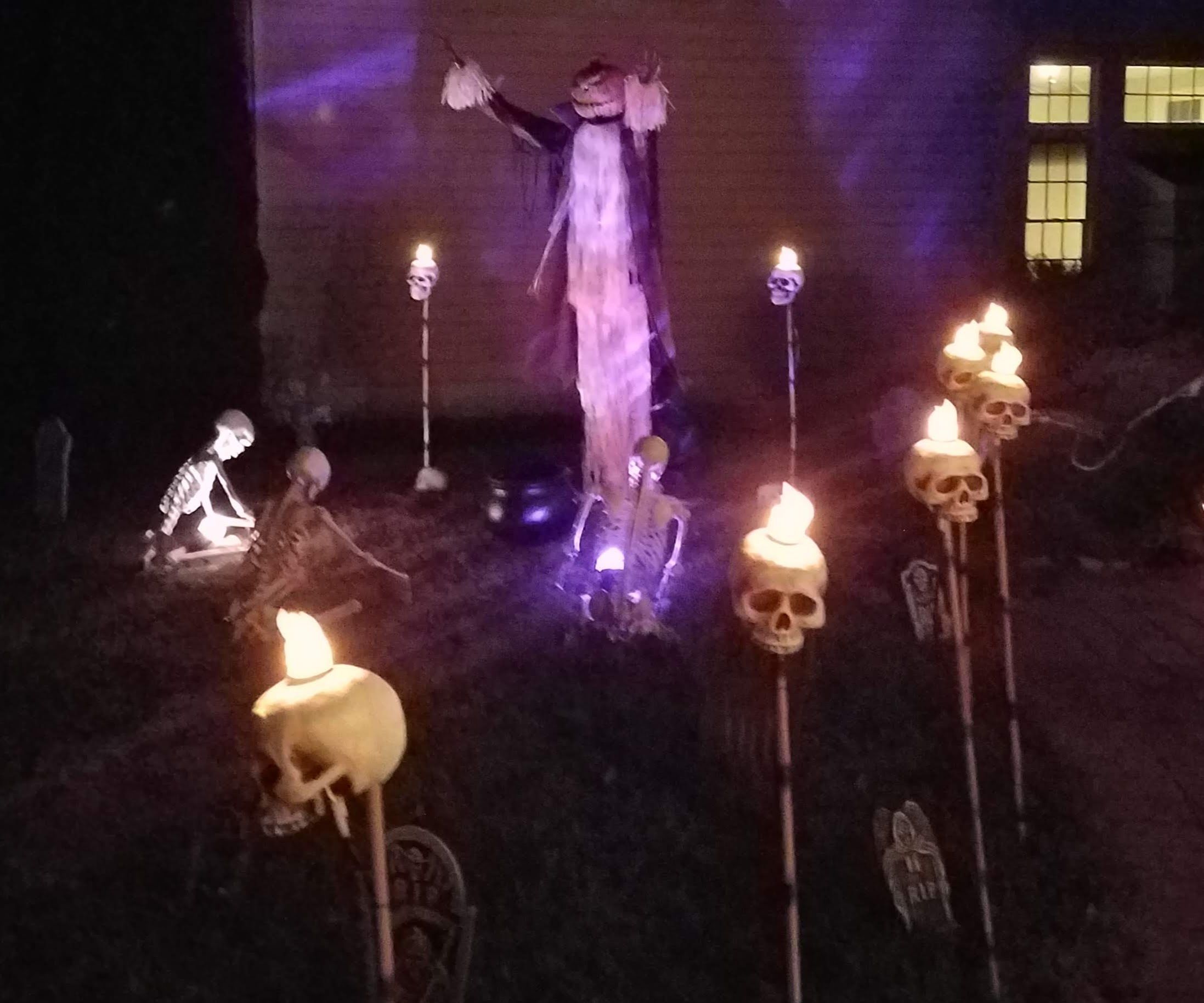 LED Skull Torches
