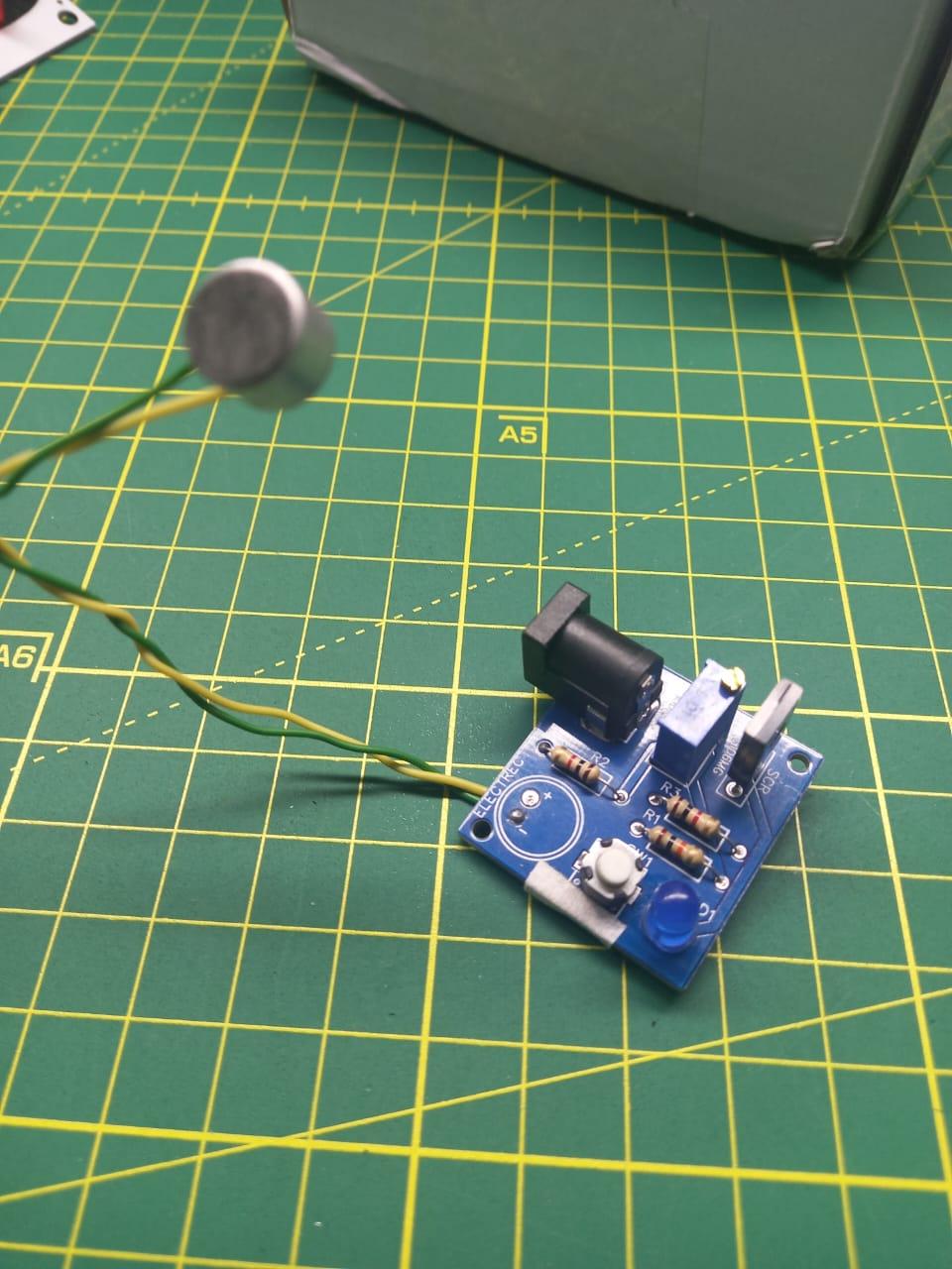 SOUND DETECTOR WITH SCR 6 Steps Instructables