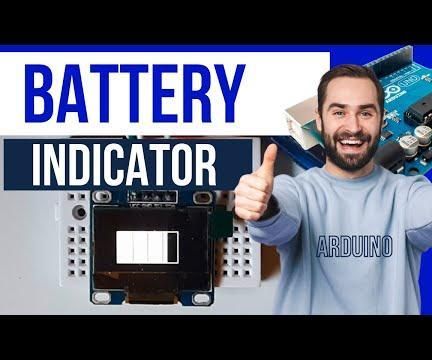 OLED Battery Level Indicator Using Arduino