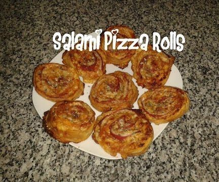 Salami Pizza Rolls Recipe