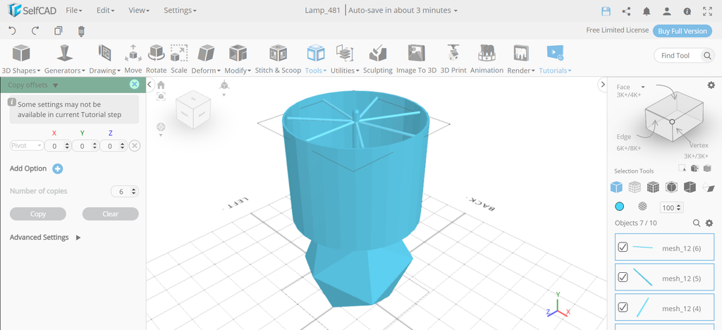 HOW TO CREATE a 3D LAMP USING 3D MODELING SOFTWARE : 8 Steps ...