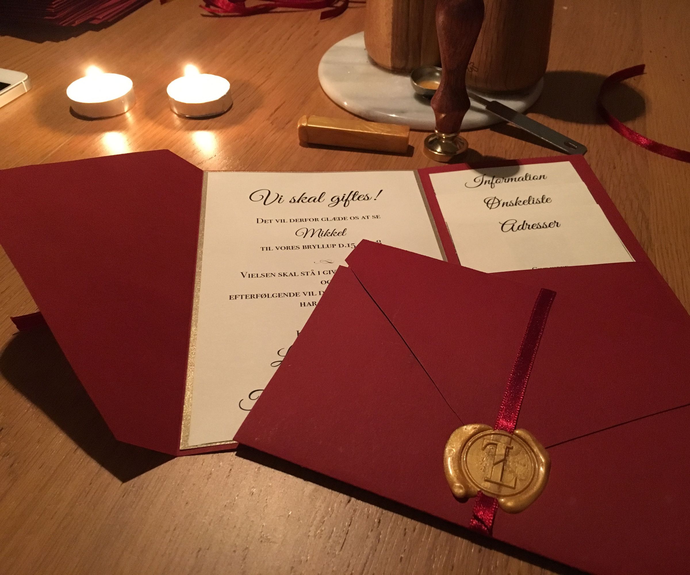 DIY Wedding Invitation