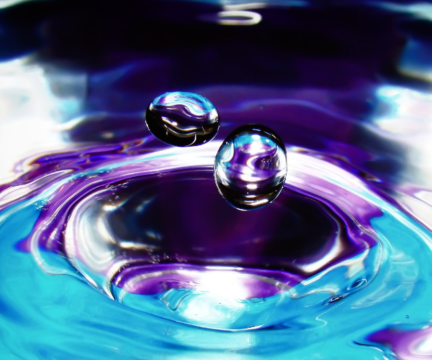 Water Drops (Macro) Studio