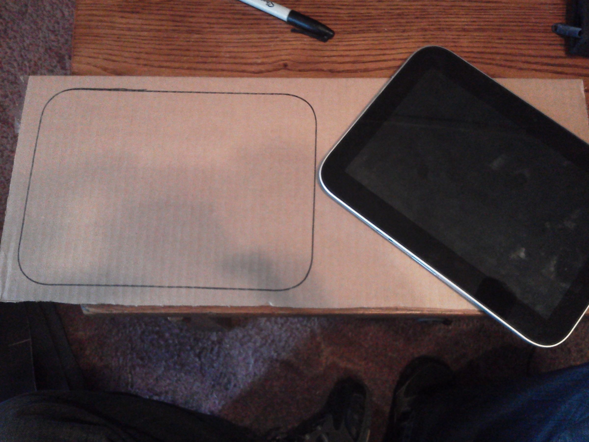 Strong Cardboard Duct Tape Tablet Case 7 Steps Instructables