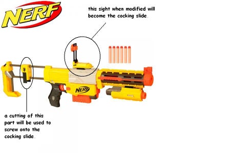 Nerf CS-35 Sawn Off Mod