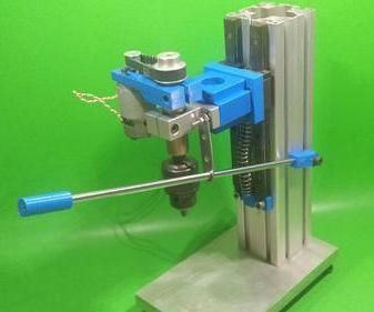 Homemade Drill Press Table DIY Bench Drilling Wood Tools Machine