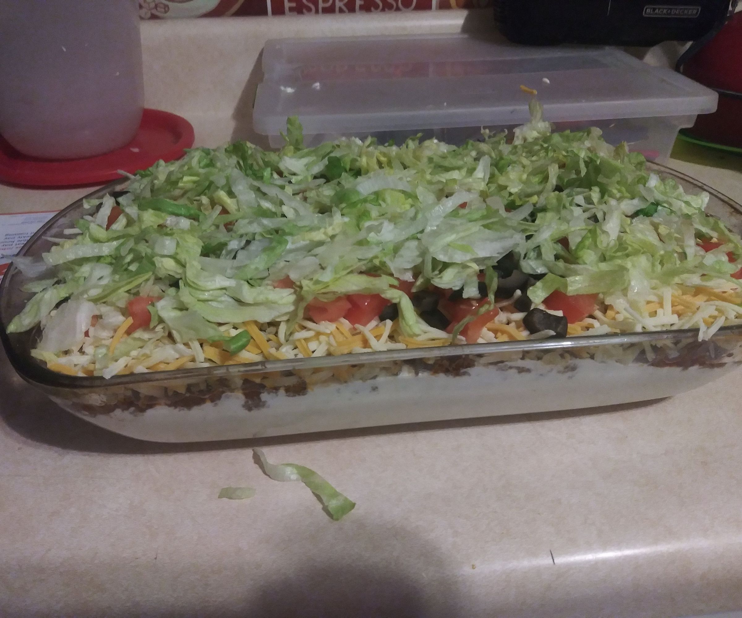 Simple Tasty Taco Dip Recipe
