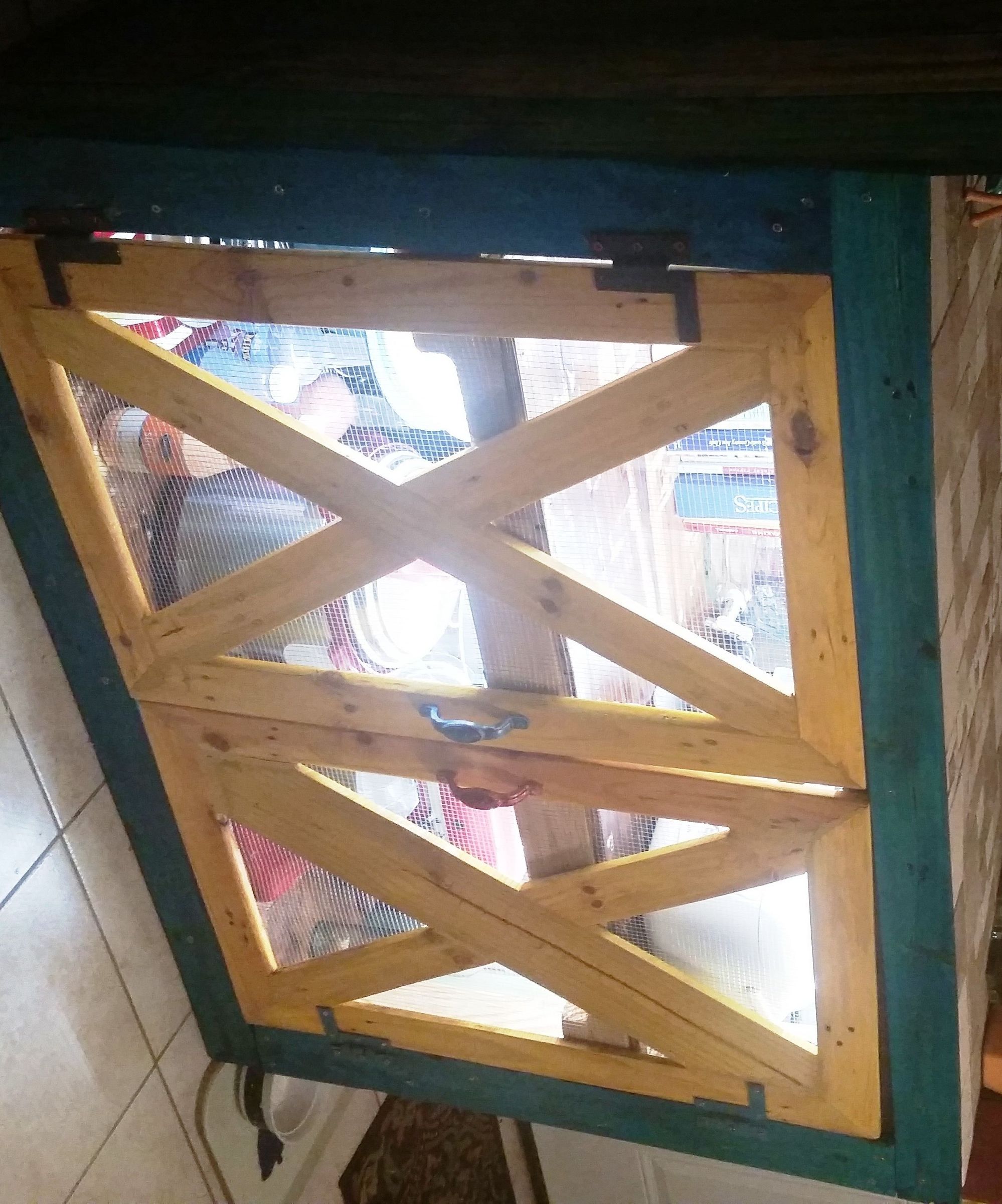 Colorful Kitchen Cabinet