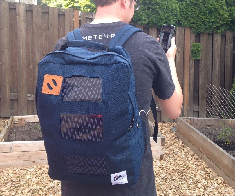 Solar Phone Charging Back Pack