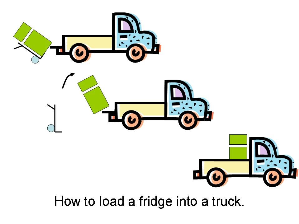 The Safe and Easy Way to Load a Refrigerator Onto a Truck.