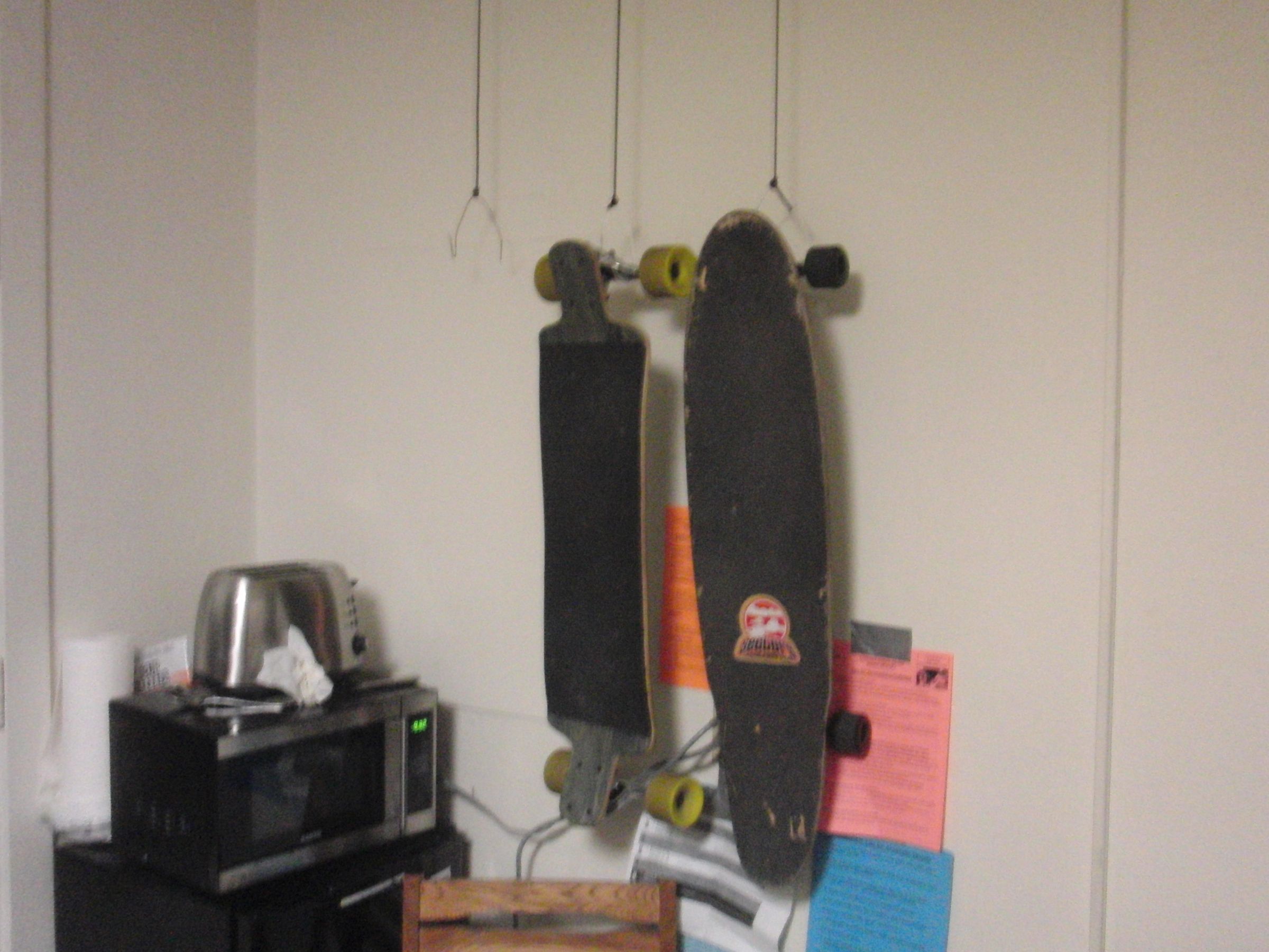 Dorm Room Skate Rack
