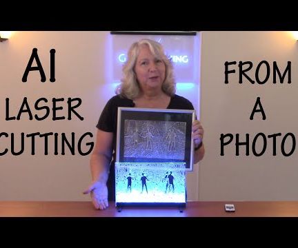 How to Laser Cut and Light an Illustration Based on a Photo