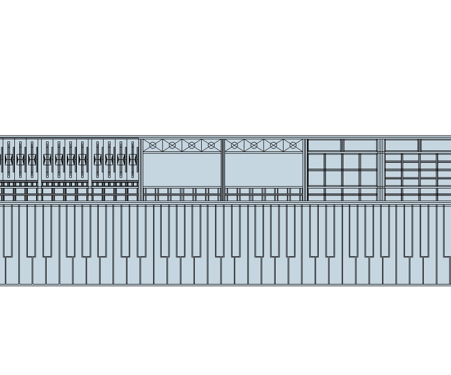 Modular Keyboard Workstation/midi Controller W/ Modular Keybed