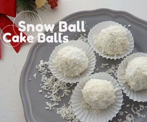 Cupcakes Into Snow Ball Cake Balls