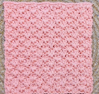 Easy Crochet Textured Washcloth Pattern