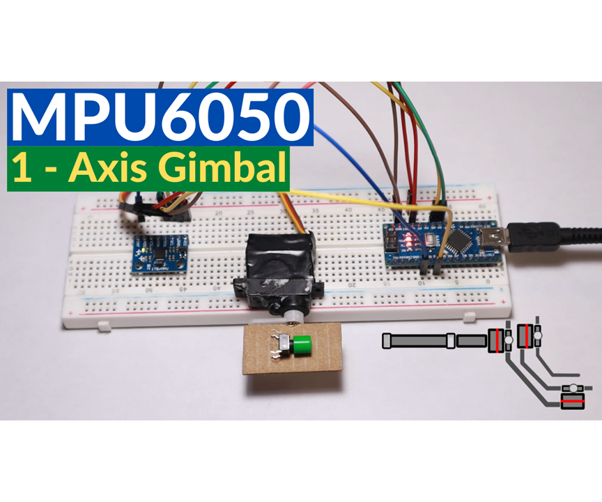 MPU6050 1-Axis Gimbal