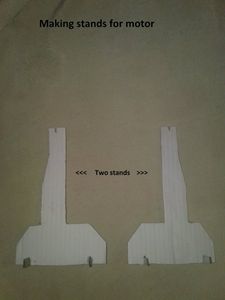 Make Two Stands for Motor