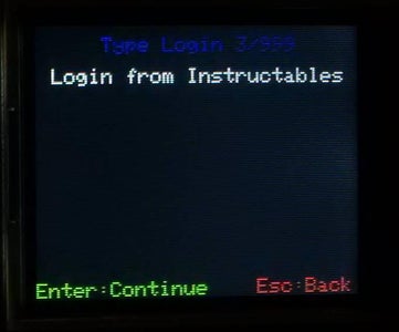 Type Login From SD Card