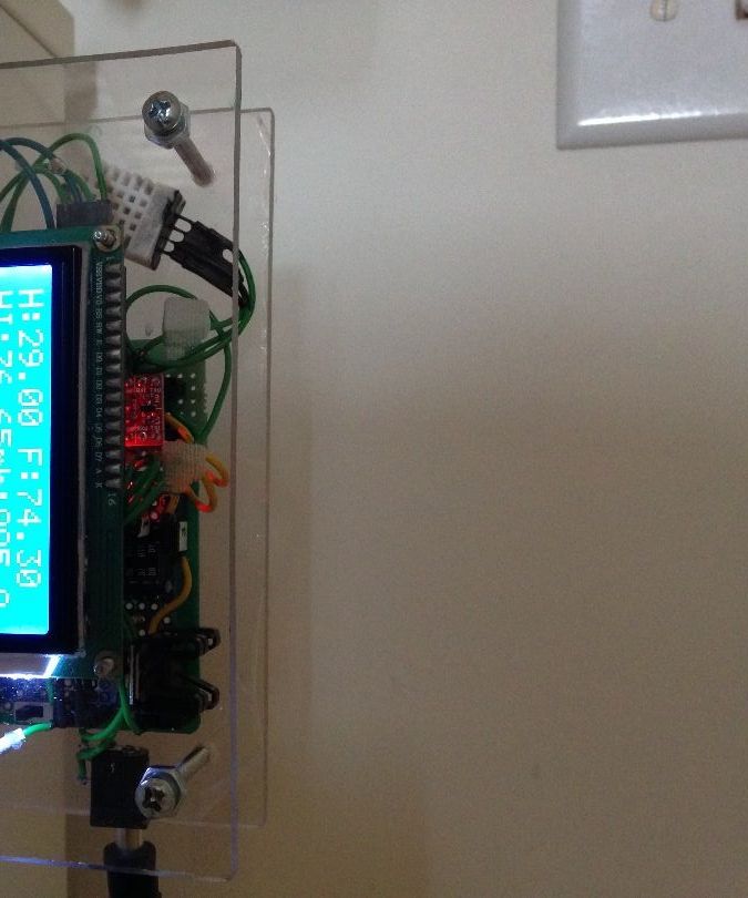 ESP8266+Arduino+thingspeak.com Environment Monitors