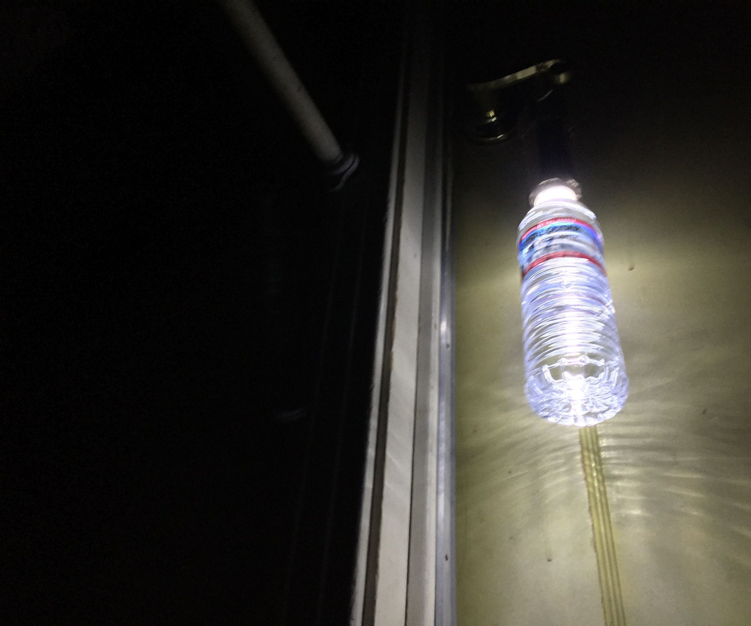 Water Bottle Lamp Attachment