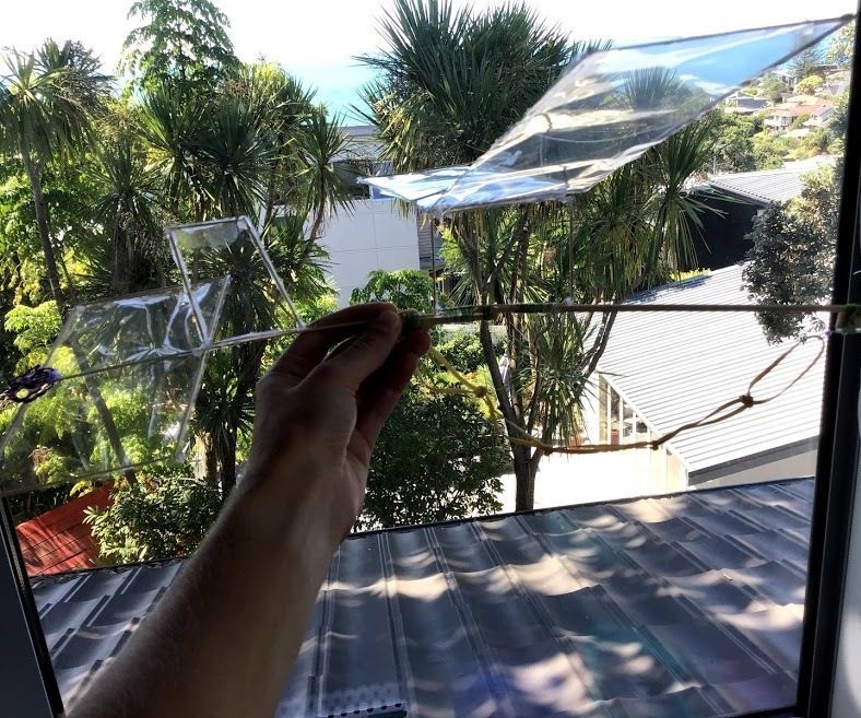 Rubber Band Powered Flying Airplane
