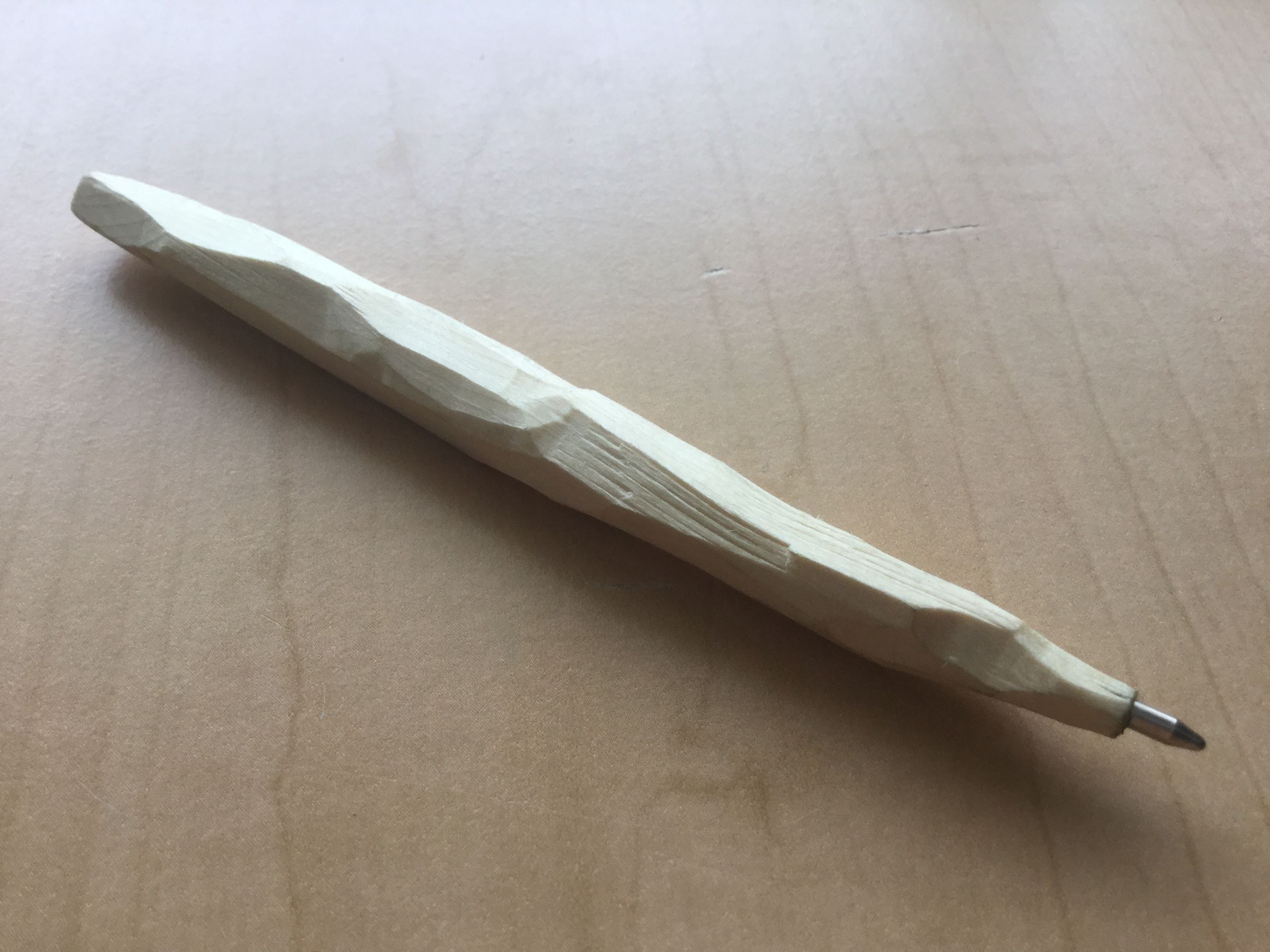 Wooden Ink Pen Made by Whittling 6 Steps Instructables