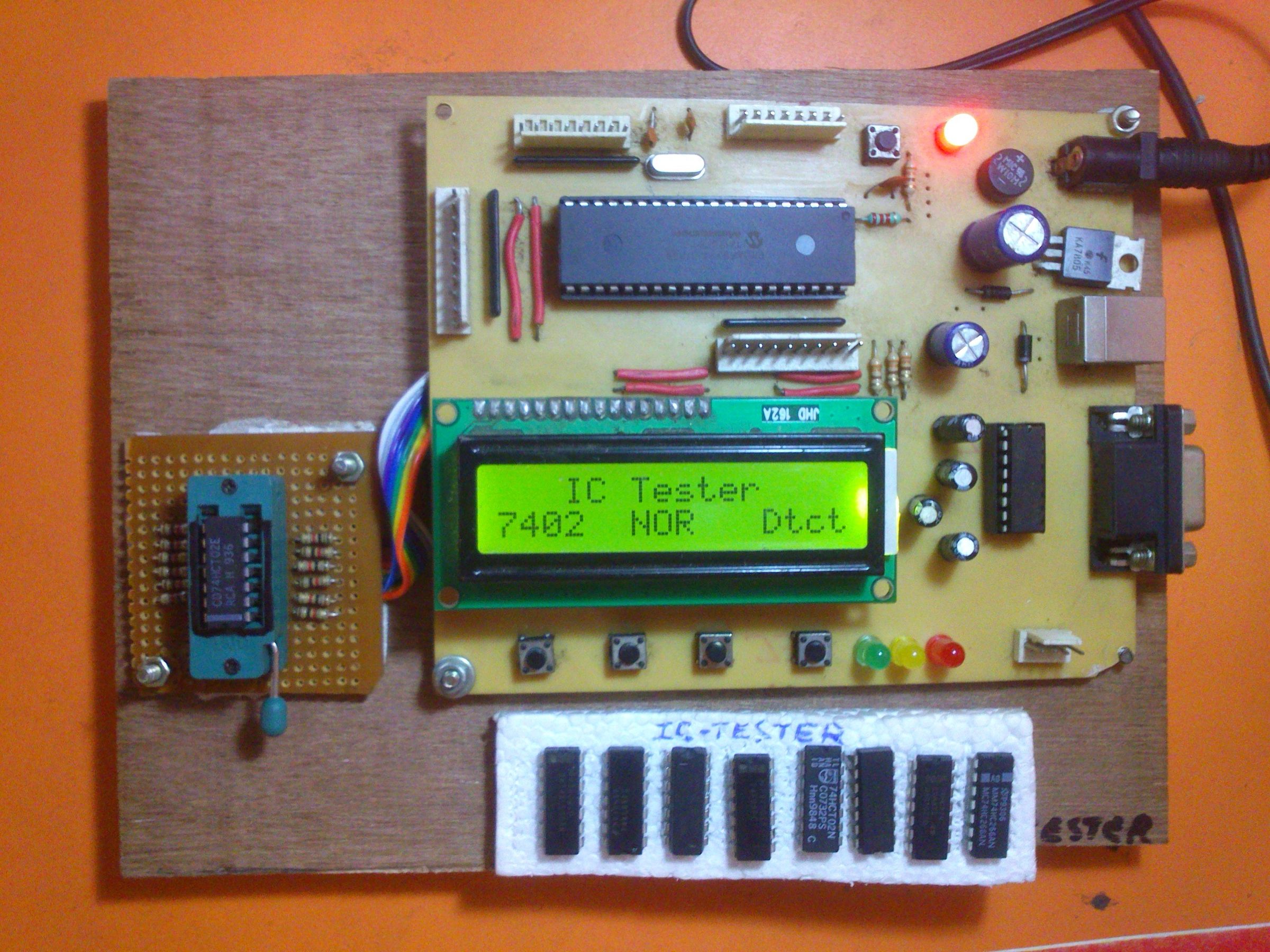Digital Ic Tester Using Pic Microcontroller