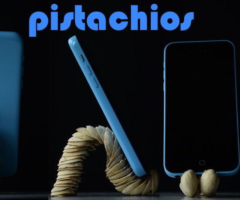 Iphone Dock Made With Pistachios