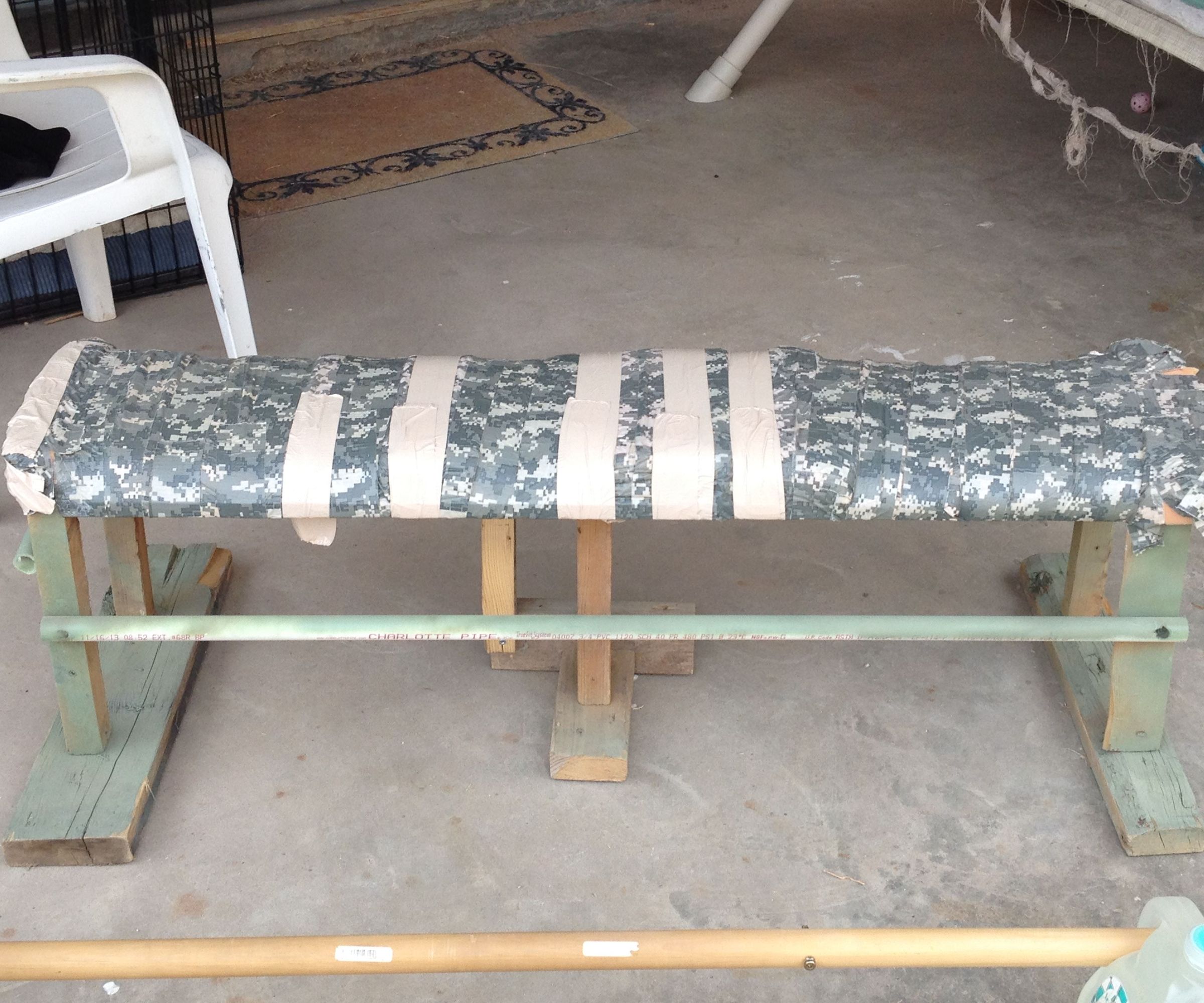 Reclaimed Wood Gym Bench