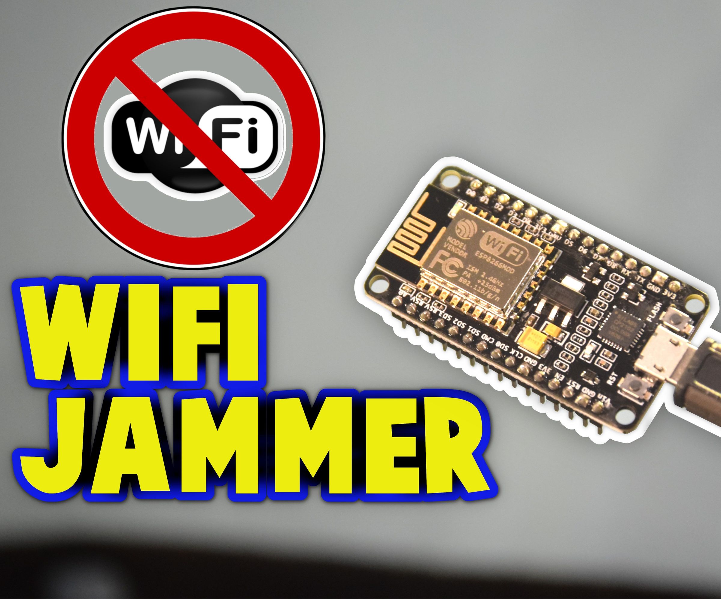 Wi-Fi Jammer With ESP8266