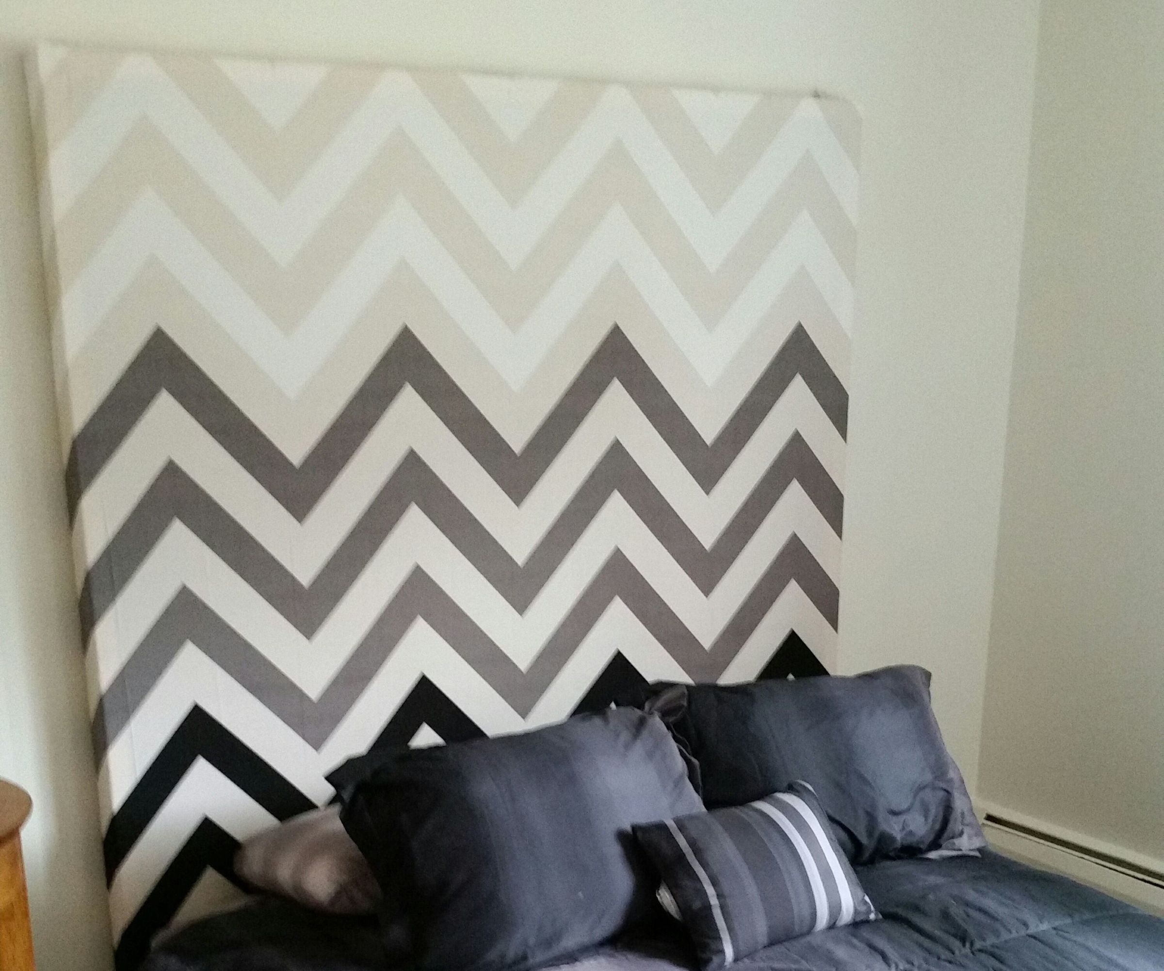Easy DIY Decorative Headboard