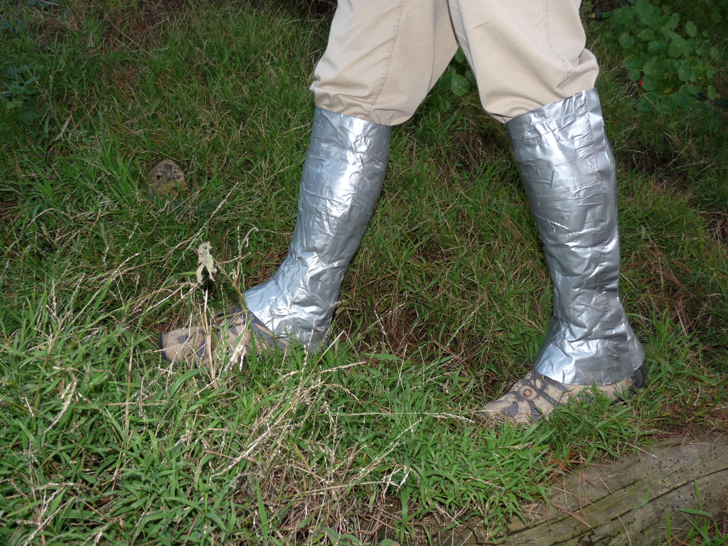 Duct Tape Hiking Gaiters 5 Steps (with Pictures) Instructables