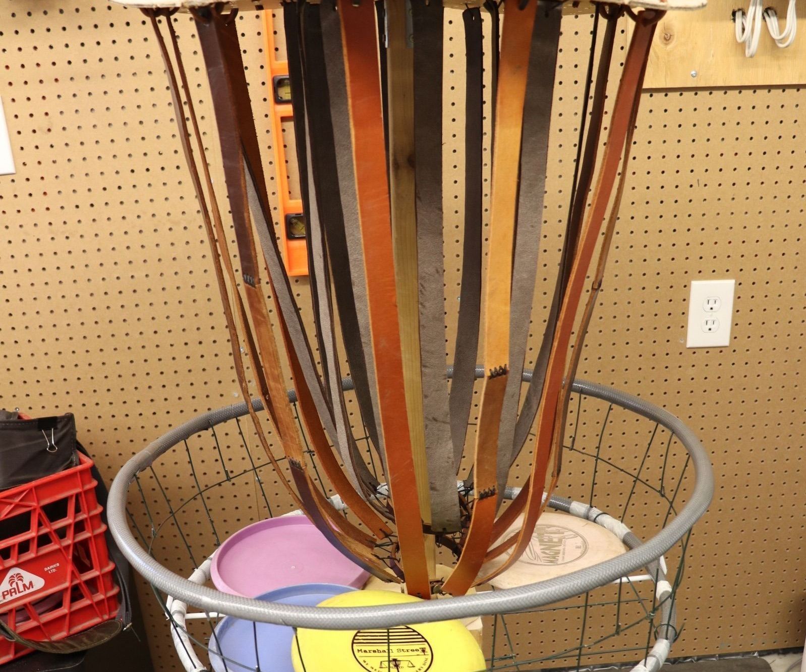 DIY Disc Golf Basket - From Scraps!