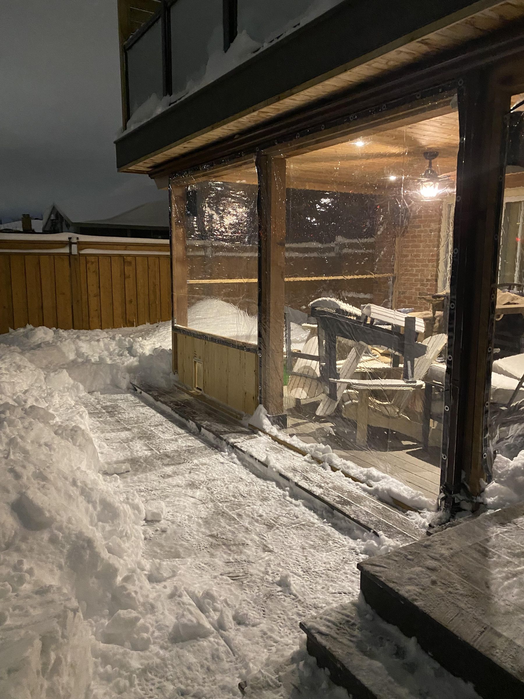 Winterizing a Covered Deck