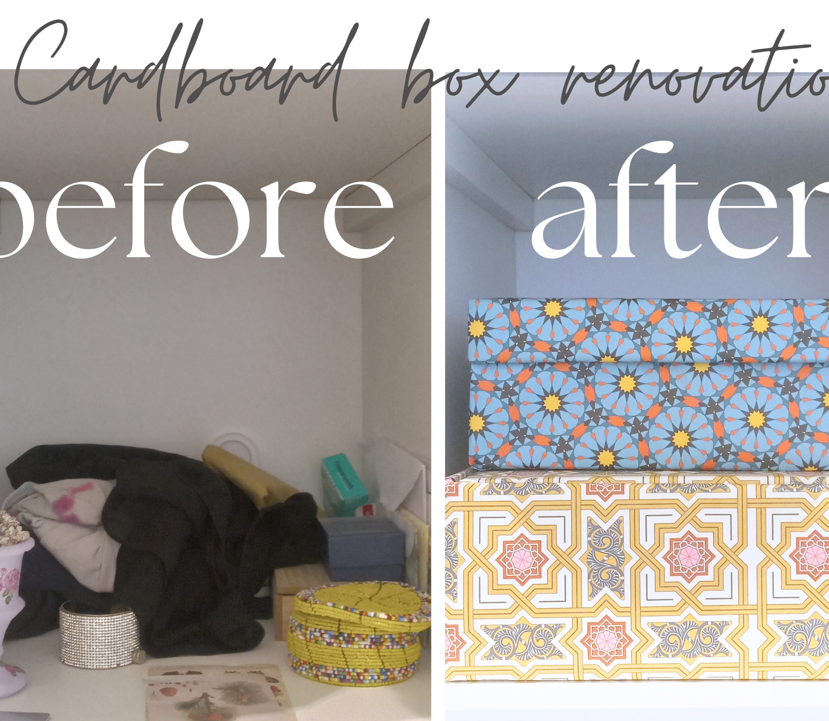 Cardboard Box Renovation