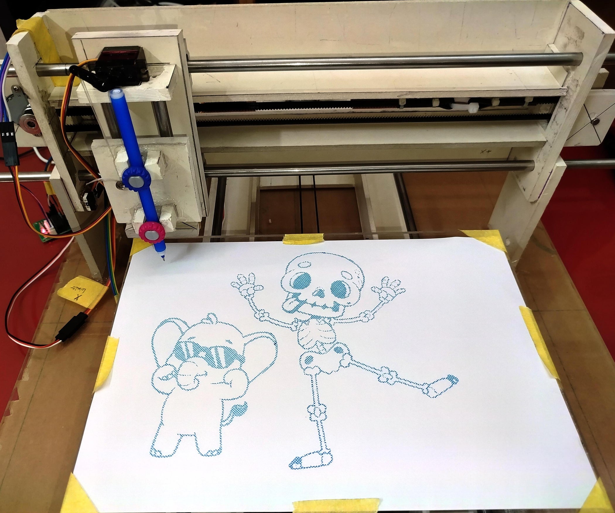 DIY Arduino Based Pen Plotter Using 28byj-48 Stepper Motor : 10 Steps ...